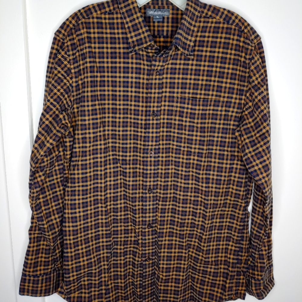 Eddie Bauer Relaxed Fit plaid shirt
